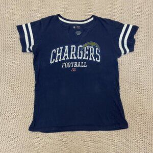 ✰ navy and white LA chargers sportswear shirt ✰